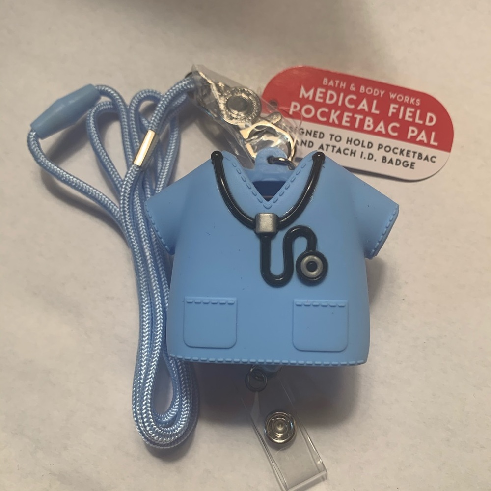 Bath and Body Works Blue Medical Pocketbac Holder